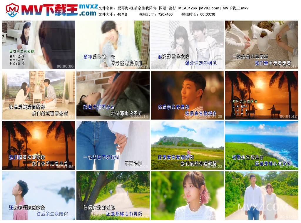 爱琴海-往后余生我陪你_国语_流行_MEA01266